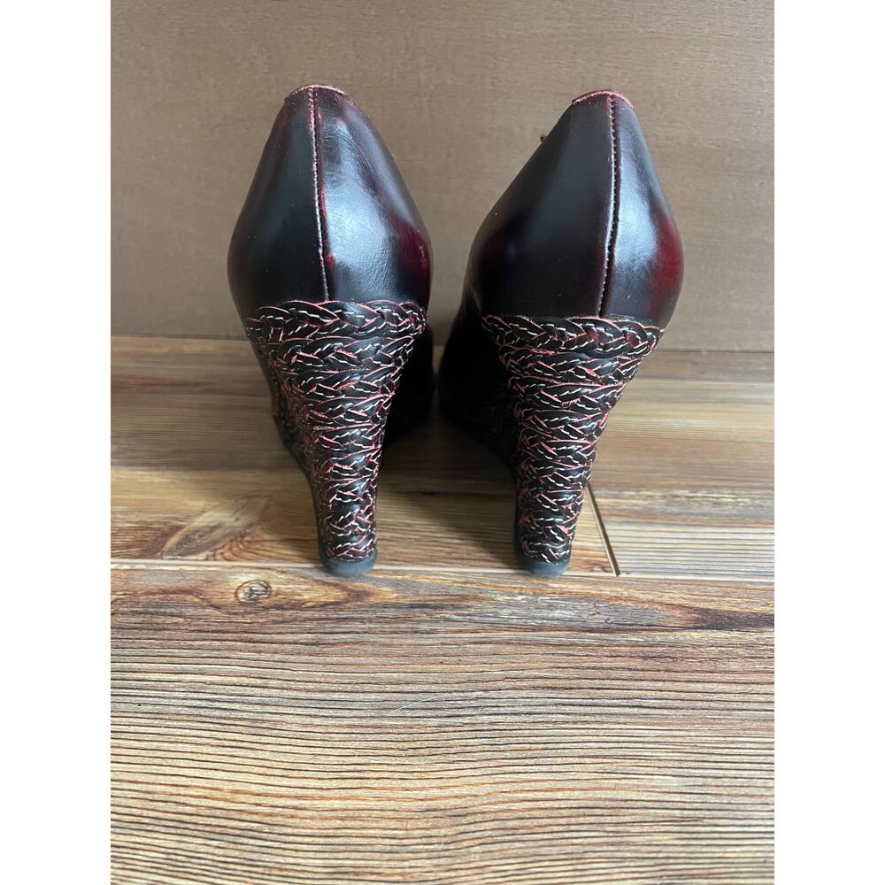 Bruno Magli Italian Brown Wedges - Picture 6 of 7